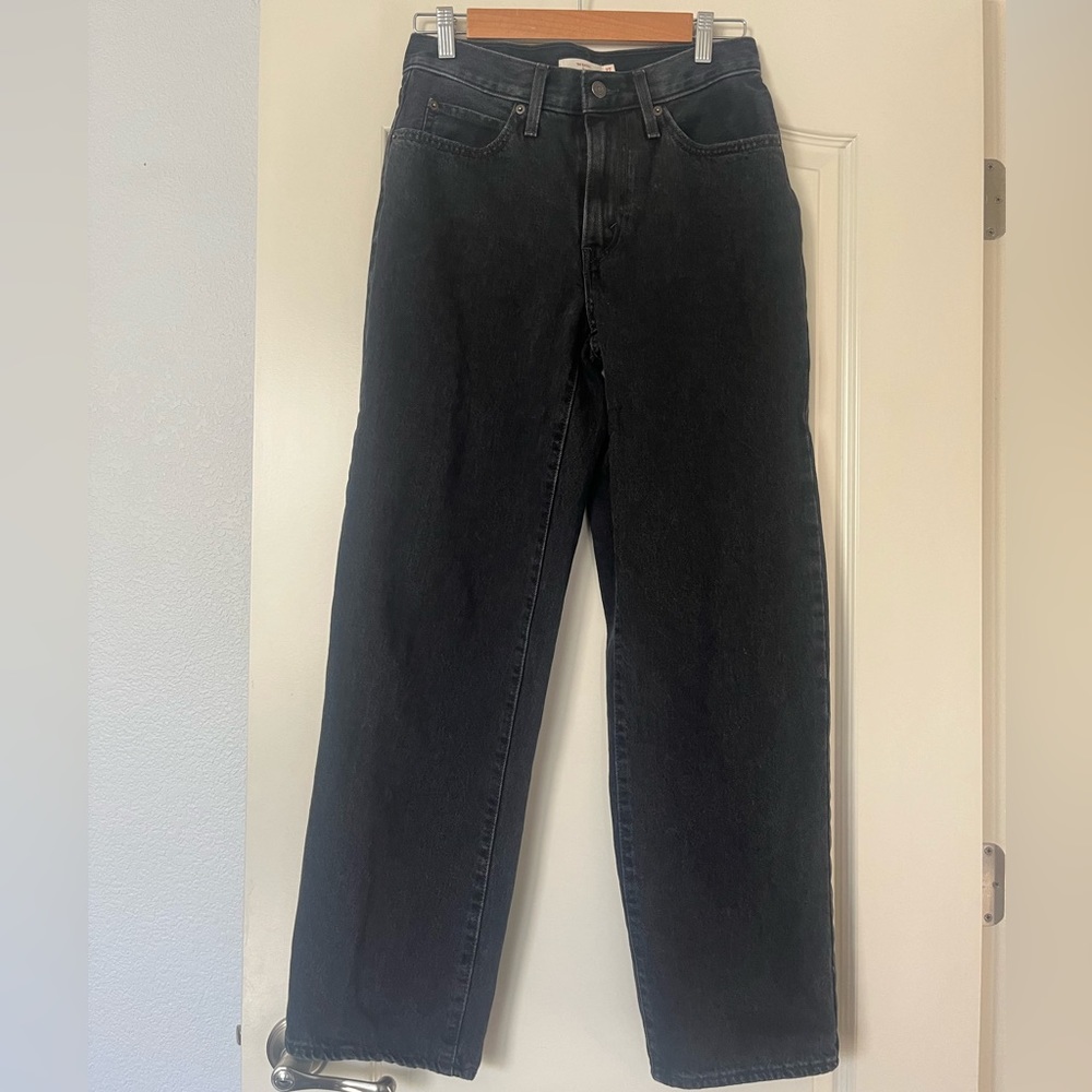 Levi’s 94 baggy jeans in black stonewash